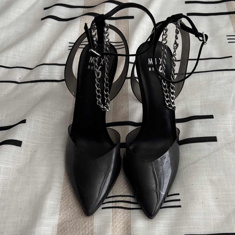 MIX No. 6 Chain Embellished Heels